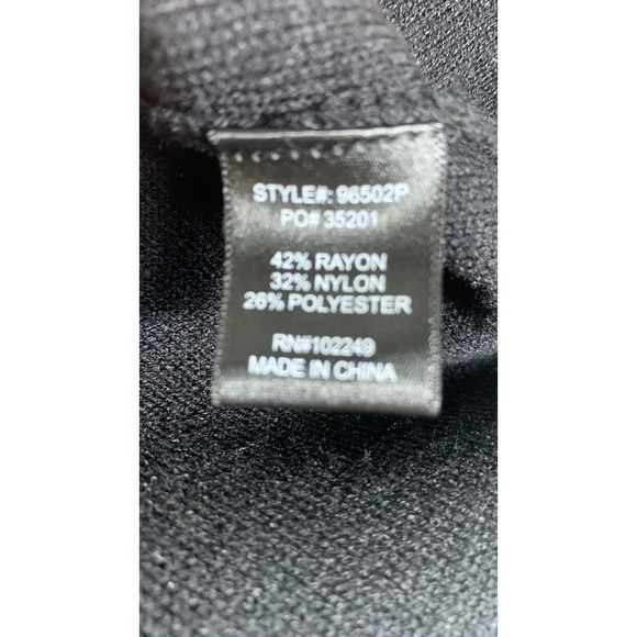 Skies Are Blue Black Scalloped Trim Vest and Skirt Set Womens Size SP - Picture 12 of 13